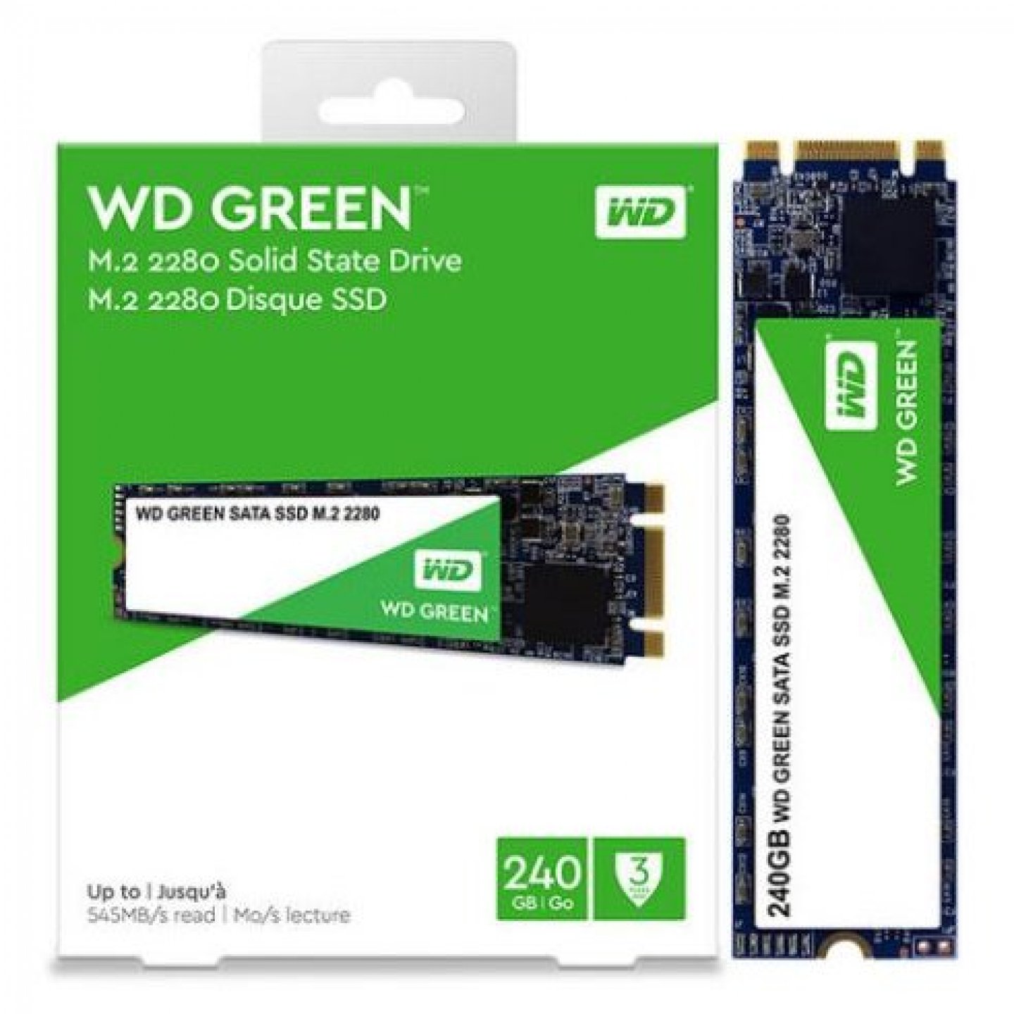 SSD WD GREEN M.2. SATA 2280 240GB WDS240G2G0B