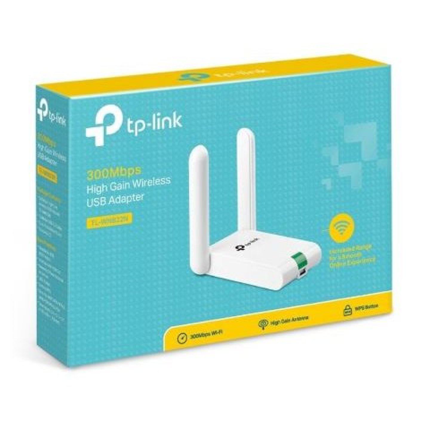 WLAN TP-LINK TL-WN822N 300M USB +3dBi ANT gc